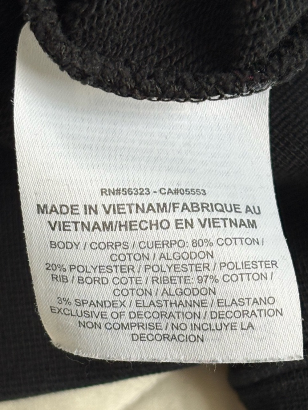Nike Just Do It Motivational "Fear Of" Graphic Sweatshirt Black Women’s Medium - Picture 7 of 7